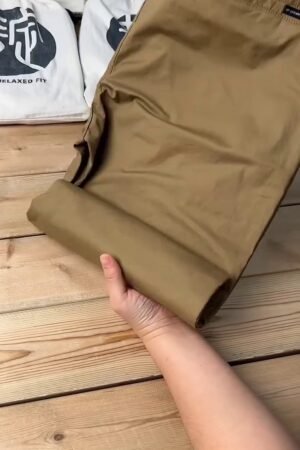 Men’s Slim Fit Formal Pants, Classic Flat Front, Professional Wear